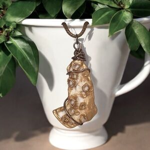 5 For $25💫Bronzed Metallic Nautical Sea Shell Necklace Pendant